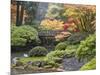 Moon Bridge, Portland Japanese Garden, Oregon, USA-William Sutton-Mounted Photographic Print