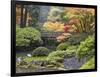 Moon Bridge, Portland Japanese Garden, Oregon, USA-William Sutton-Framed Photographic Print