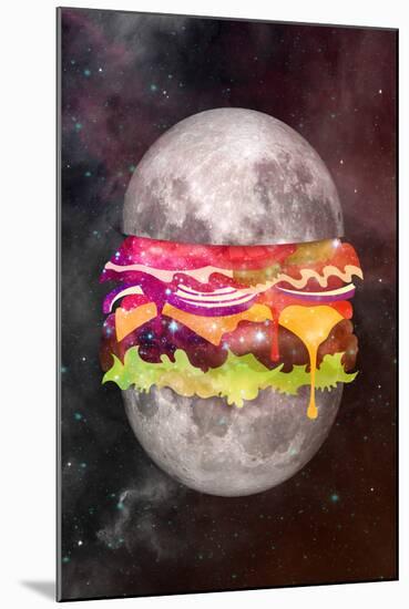 Moon Burger-null-Mounted Art Print