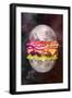Moon Burger-null-Framed Art Print