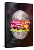 Moon Burger-null-Framed Stretched Canvas