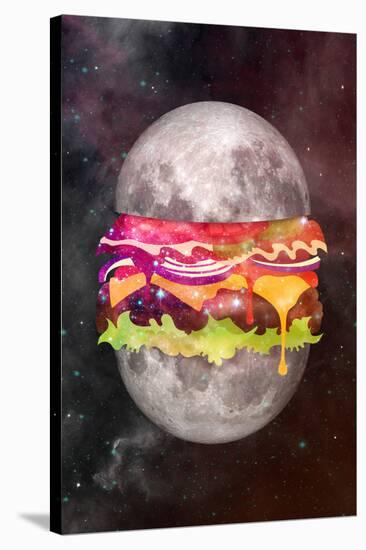 Moon Burger-null-Stretched Canvas