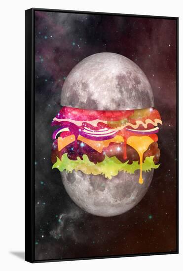 Moon Burger-null-Framed Stretched Canvas