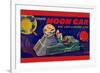 Moon Car-null-Framed Art Print