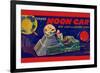 Moon Car-null-Framed Art Print