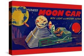 Moon Car-null-Stretched Canvas