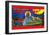 Moon Car-null-Framed Art Print