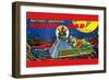 Moon Car-null-Framed Art Print