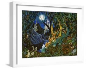 Moon Dragon-Bill Bell-Framed Giclee Print