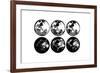 Moon Drawings-null-Framed Art Print