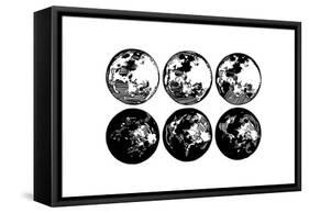 Moon Drawings-null-Framed Stretched Canvas