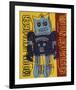 Moon Explorer Robot, 1983 (blue & yellow)-Andy Warhol-Framed Giclee Print