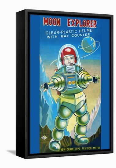 Moon Explorer-null-Framed Stretched Canvas