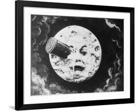 Moon Face from a Trip to the Moon-null-Framed Giclee Print