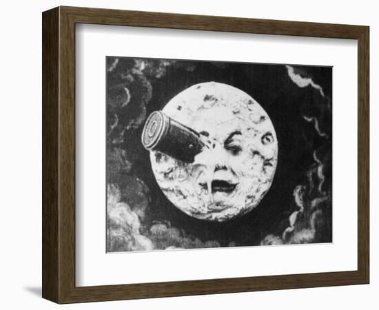 Moon Face from a Trip to the Moon-null-Framed Giclee Print