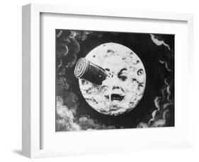 Moon Face from a Trip to the Moon-null-Framed Giclee Print