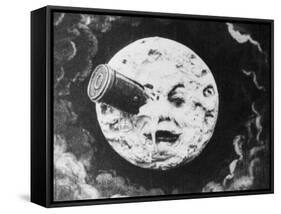 Moon Face from a Trip to the Moon-null-Framed Stretched Canvas