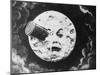 Moon Face from a Trip to the Moon-null-Mounted Giclee Print