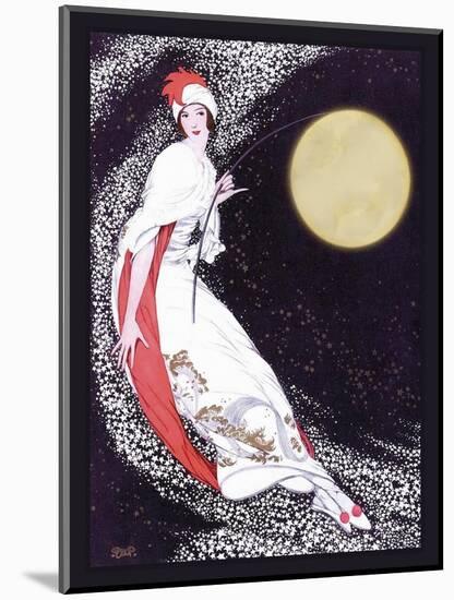Moon Fairy Canvas 2a-Vintage Lavoie-Mounted Giclee Print