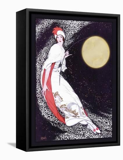 Moon Fairy Canvas 2a-Vintage Lavoie-Framed Stretched Canvas