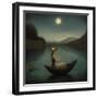 Moon Fishing-Sasha-Framed Giclee Print