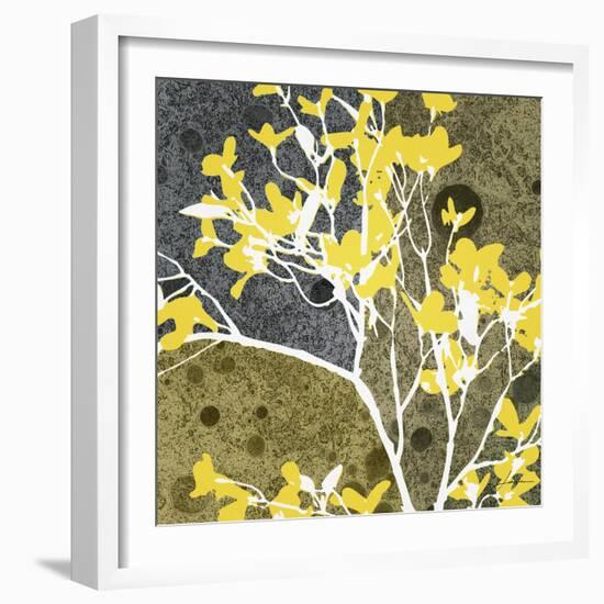 Moon Flowers III-James Burghardt-Framed Art Print