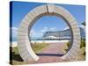 Moon Gate at Cruise Terminal in the Royal Naval Dockyard, Bermuda, Central America-Michael DeFreitas-Stretched Canvas