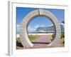 Moon Gate at Cruise Terminal in the Royal Naval Dockyard, Bermuda, Central America-Michael DeFreitas-Framed Photographic Print