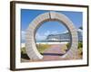 Moon Gate at Cruise Terminal in the Royal Naval Dockyard, Bermuda, Central America-Michael DeFreitas-Framed Photographic Print