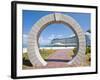 Moon Gate at Cruise Terminal in the Royal Naval Dockyard, Bermuda, Central America-Michael DeFreitas-Framed Photographic Print
