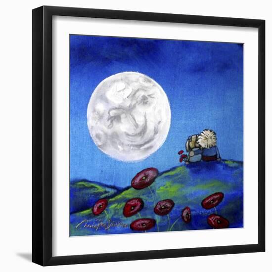 Moon Gazing Together-Cherie Roe Dirksen-Framed Giclee Print