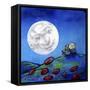 Moon Gazing Together-Cherie Roe Dirksen-Framed Stretched Canvas