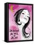Moon Girl I-Mercedes Lopez Charro-Framed Stretched Canvas