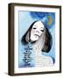 Moon Girl II-Mercedes Lopez Charro-Framed Art Print