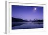 Moon Glow at Oxbow Bend, Grand Teton-Vincent James-Framed Photographic Print