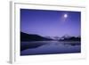 Moon Glow at Oxbow Bend, Grand Teton-Vincent James-Framed Photographic Print