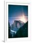 Moon Glow, Half Dome, Yosemite National Park, Hiking Outdoors-Vincent James-Framed Photographic Print