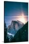 Moon Glow, Half Dome, Yosemite National Park, Hiking Outdoors-Vincent James-Stretched Canvas