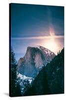 Moon Glow, Half Dome, Yosemite National Park, Hiking Outdoors-Vincent James-Stretched Canvas