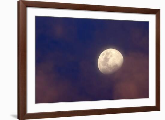 Moon in clouds-null-Framed Photographic Print
