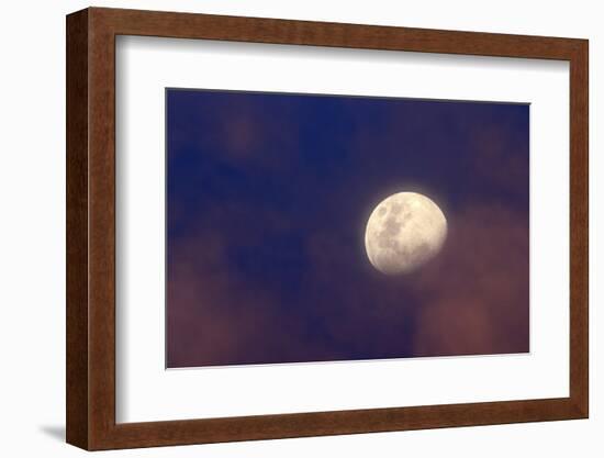 Moon in clouds-null-Framed Photographic Print