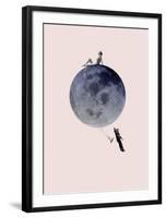 Moon Jump-Design Fabrikken-Framed Art Print