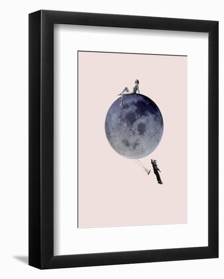 Moon Jump-Design Fabrikken-Framed Art Print