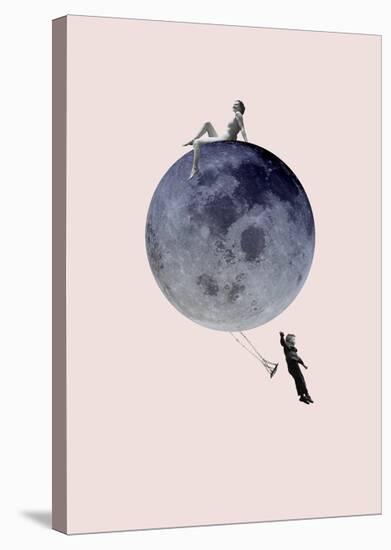 Moon Jump-Design Fabrikken-Stretched Canvas