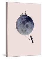 Moon Jump-Design Fabrikken-Stretched Canvas