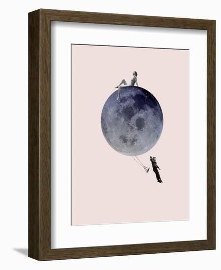 Moon Jump-Design Fabrikken-Framed Art Print