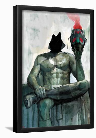 Moon Knight No.2 Cover: Moon Knight Sitting-Alex Maleev-Framed Poster