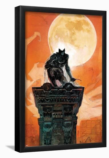 Moon Knight No.4 Cover: Moon Knight Crouching on a Column-Alex Maleev-Framed Poster