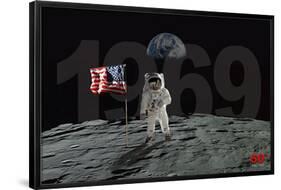 Moon Landing 50th-null-Framed Poster