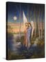 Moon Light Angel-Edgar Jerins-Stretched Canvas